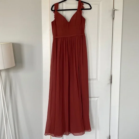 Azazie | Dresses | Azazie Terracotta Bridesmaid Dress | Poshmark